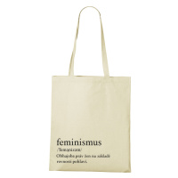 Plátěná taška s potiskem Feminismus - praktická plátěná taška přes rameno