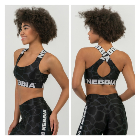 NEBBIA - Podprsenka Nature inspired 552 (black) - NEBBIA