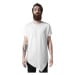 Urban Classics Moderní pánské tričko Pierce bílé Bílá