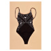 Karl Lagerfeld Karl Lagerfeld dámské jednodílné černé plavky CACHEMIRE