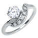 Brilio Silver Stříbrný zásnubní prsten 426 001 00534 04 53 mm