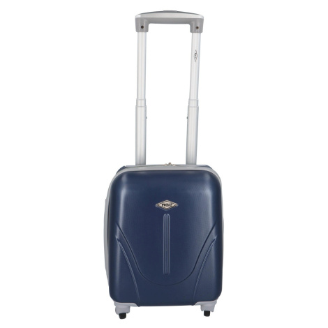 Malý příruční cestovní plastový kufr Sonrado, tmavě modrý RGL