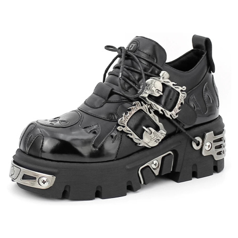 Dámské punk boty na platformě