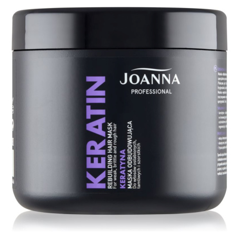 Joanna Professional Keratin keratinová maska pro suché a křehké vlasy 500 g