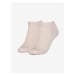 Sada dvou párů dámských ponožek ve světle růžové barvě Calvin Klein Underwear