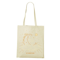 Plátěná taška s potiskem noci s nápisem At nighttime - skvělý dárek pro ženu