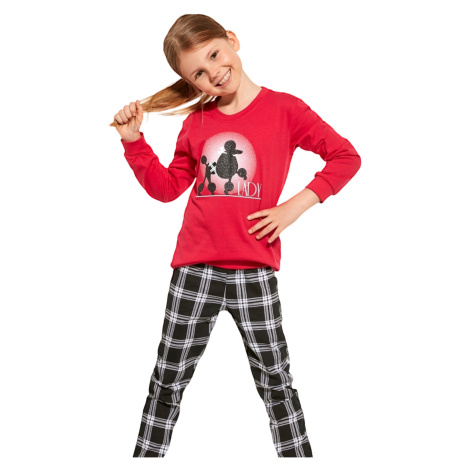 Dívčí dlouhé pyžamo Cornette 377/157 Lady