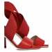 Červené kožené sandály - POLLINI