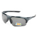 Finmark FNKX2308 Sportovní sluneční brýle s polarizačními čočkami, černá, velikost