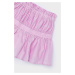 Dětská bavlněná sukně Mayoral fialová barva, mini