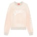 Mikina diesel f-thecle sweat-shirt rose smoke