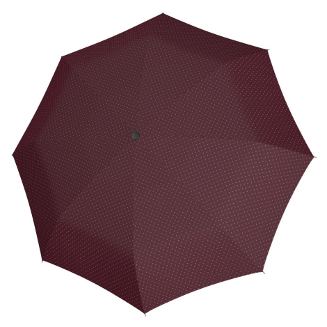 Vínový skládací plně automatický dámský nezničitelný deštník Adina Doppler