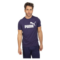 PUMA - ESS LOGO TEE M PÁNSKÉ BAVLNĚNÉ TRIKO