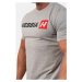 NEBBIA - Pánské fitness tričko Red &quot;N&quot; 292 (light grey) - NEBBIA