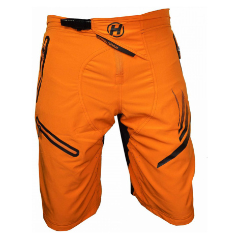 HAVEN Cyklistické kalhoty krátké bez laclu - ENERGIZER - oranžová