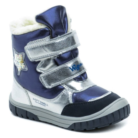 Wojtylko 1Z23030 modré dětské zimní boty Modrá