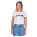 Meatfly dámské tričko Ladies MF Logo B - White