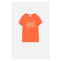 Dětské tričko Coccodrillo oranžová barva