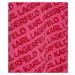 Tričko karl lagerfeld aop logo t-shirt červená