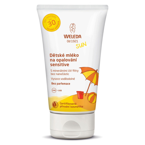 Weleda Dětské mléko na opalování Sensitive SPF30 150 ml