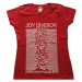 Joy Division tričko, Unknown Pleasures Girly Red, dámské