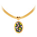 Preciosa Ocelový náhrdelník s třpytivým přívěskem Idared 7360Y41