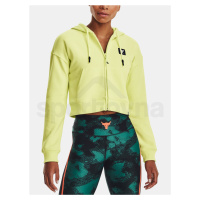 Mikina Under Armour Pjt Rck HW Terry FZ-GRN