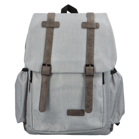 Stylový univerzální látkový batoh Neda, šedá Century