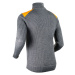 Daehlie HALF ZIP COMFY Sportovní svetr, šedá, velikost