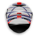 AIROH Movement First MVFR55 helma bílá/modrá/červená