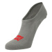 Levi's&reg; FOOTIE HIGH RISE BATWING LOGO 3P Ponožky, šedá, velikost