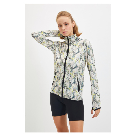 Trendyol Gray Neon Stripe Sport Jacket