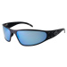 Sluneční brýle Wraptor Polarized Gatorz® – Smoke Polarized w/ Blue Mirror, Černá