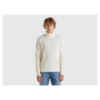 Benetton, Diamond Pattern Turtleneck