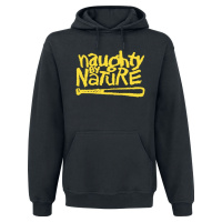 Naughty by Nature Yellow Classic Mikina s kapucí černá