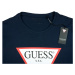 Pánské tmavě modré tričko Guess s potiskem trojúhelníku