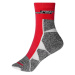 James&amp;Nicholson Unisex sportovní ponožky JN215 Red