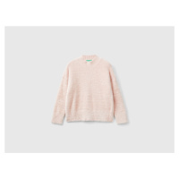 Benetton, Furry Yarn Sweater