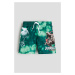 H & M - Plavecké šortky's potiskem - zelená