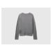 Benetton, Long Sleeve Sweater In Silk Blend