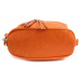 Oranžová dámská kombinace crossbody kabelky a batohu Sestie Mahel