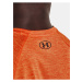 Oranžové pánské sportovní žíhané tričko Under Armour Tech 2.0