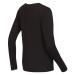Russell Athletic LONG SLEEVE TEE SHIRT Dámské tričko, černá, velikost