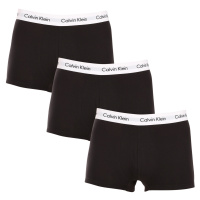 3PACK pánské boxerky Calvin Klein černé (U2664G-001)