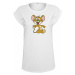 Tom &amp; Jerry tričko, Mouse Girly White, dámské