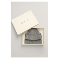 DĚTSKÝ SET GANT BEANIE SNOOD GIFT SET GREY MELANGE