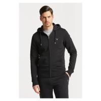 MIKINA GANT D1. THE ORIGINAL FULL ZIP HOODIE černá