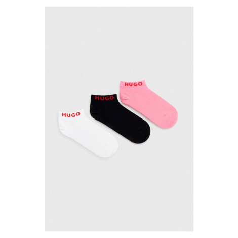 Ponožky HUGO 3-pack dámské Hugo Boss