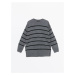 LC Waikiki Crew Neck Striped Women's Knitwear Sweater