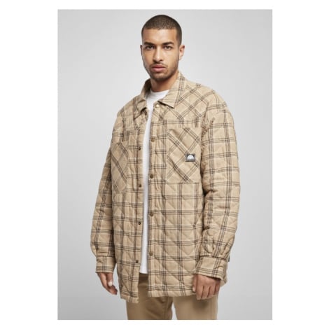 Southpole Flannel Quilted Shirt Jacket - warmsand
